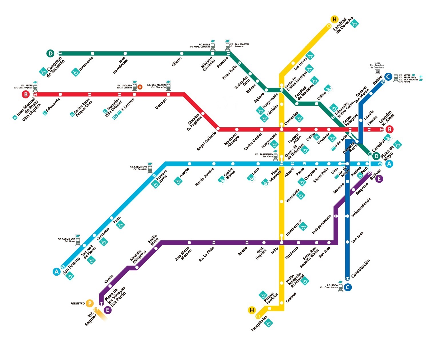 El sitio ha cargado incorrectamente el mapa de accesibilidad