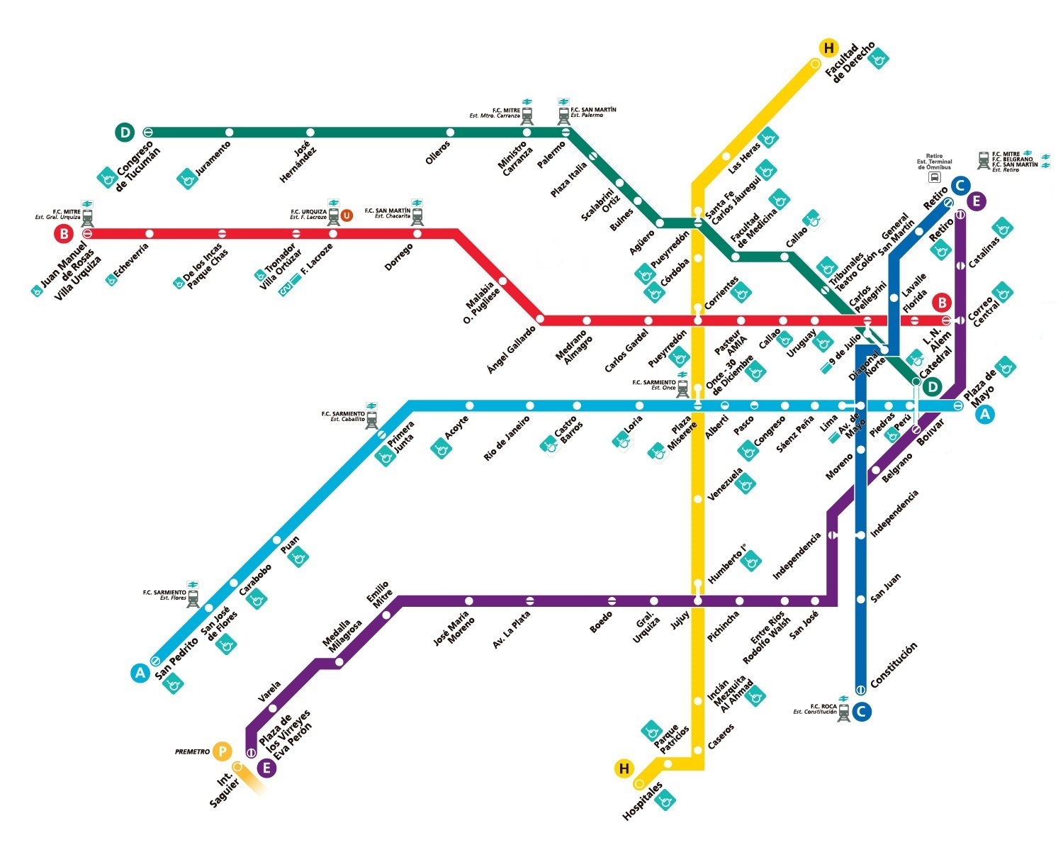 El sitio ha cargado incorrectamente el mapa de accesibilidad